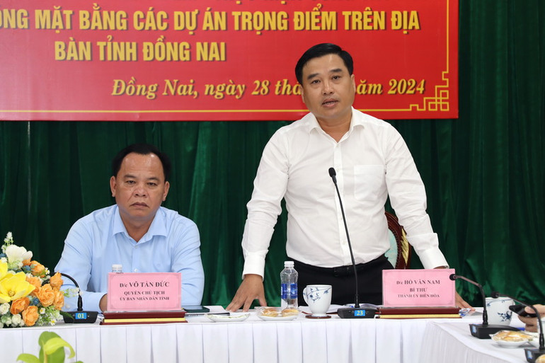 Bí thư Thành ủy Biên Hòa Hồ Văn Nam cho rằng, việc thực hiện kế hoạch cao điểm 30 ngày, đêm giải phóng mặt bằng đã tạo sự chuyển biến về tiến độ các dự án.