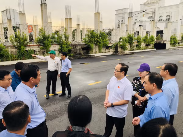 Đoàn đại biểu Quốc hội tỉnh Đồng Nai khảo sát tại Dự án vào năm 2022.
