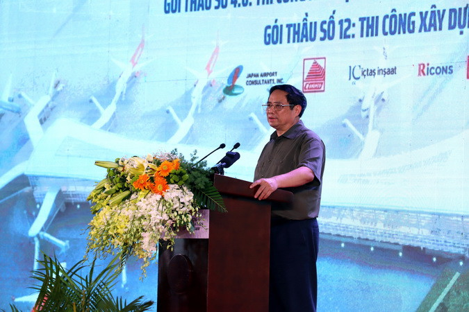 Thủ tướng Chính phủ Phạm Minh Chính cho rằng, sân bay Long Thành là một trong 16 sân bay được mong chờ nhất thế giới.