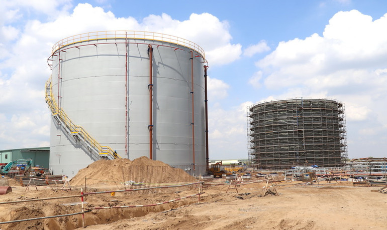 Dự án nhà máy nhiệt điện Nhơn Trạch 3, 4 đã hoàn thành 85% khối lượng thi công.