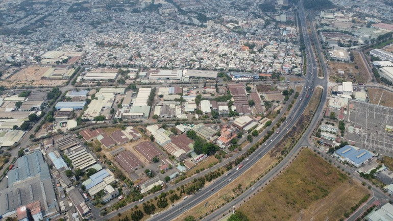 Một góc khu công nghiệp Biên Hòa 1.