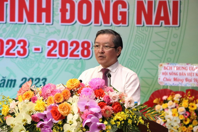 Đồng chí Lương Quốc Đoàn phát biểu chỉ đạo tại đại hội. Đồng chí Lương Quốc Đoàn phát biểu chỉ đạo tại đại hội.