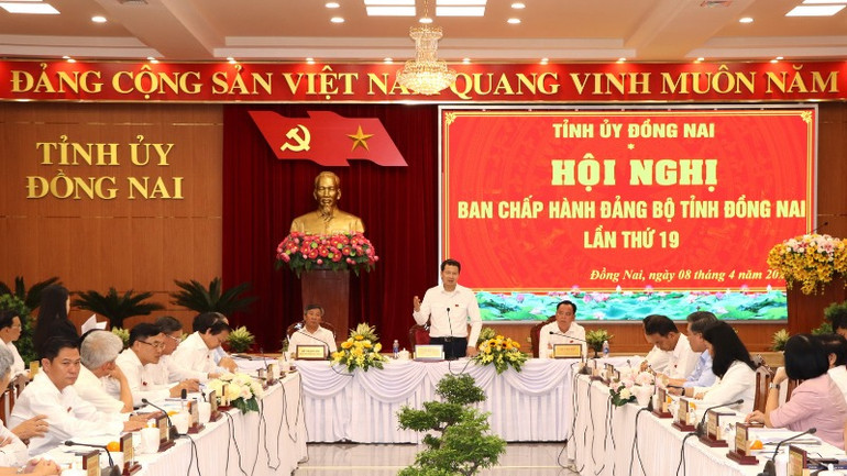 Thường trực Tỉnh ủy Đồng Nai lưu ý Công an tỉnh nhận diện, triệt phá không để hình thành các băng ổ nhóm tội phạm.