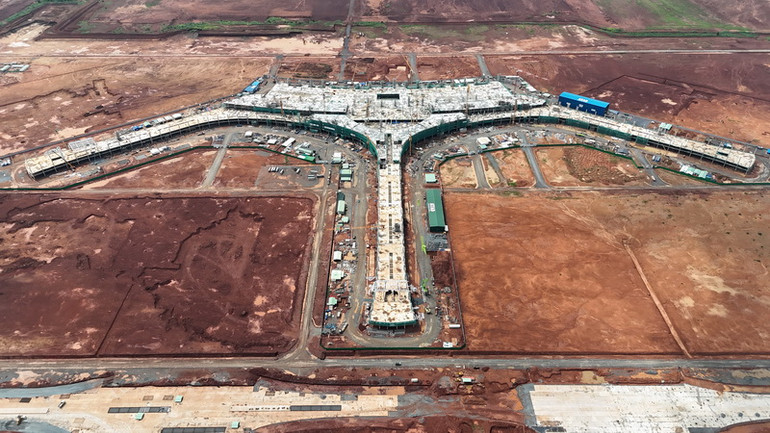 Sân bay Long Thành đang được đẩy nhanh tiến độ, dự kiến đi vào khai thác giai đoạn 1 vào tháng 9/2026.