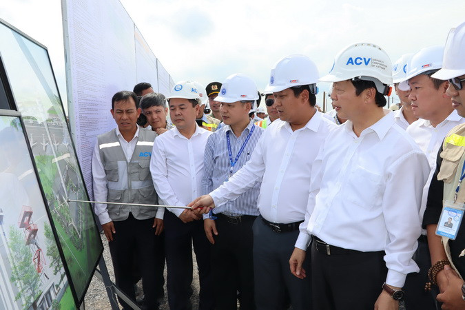 Nhà thầu báo cáo tiến độ gói thầu nhà ga hành khách sân bay Long Thành