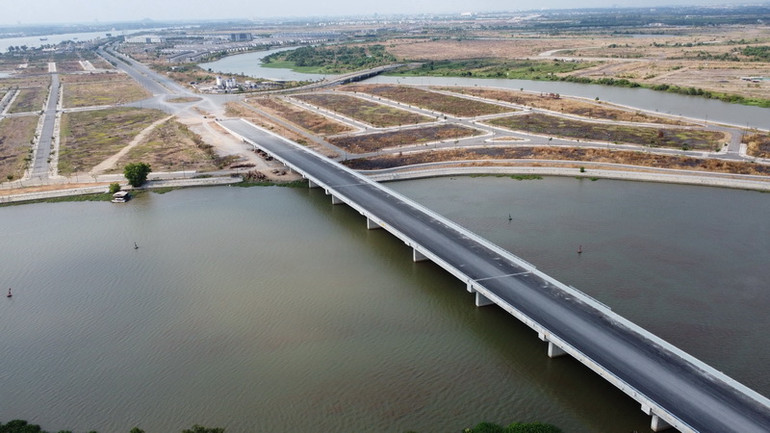 Cầu Vàm Cái Sứt dự kiến hoàn thành trong quý IV năm 2024.