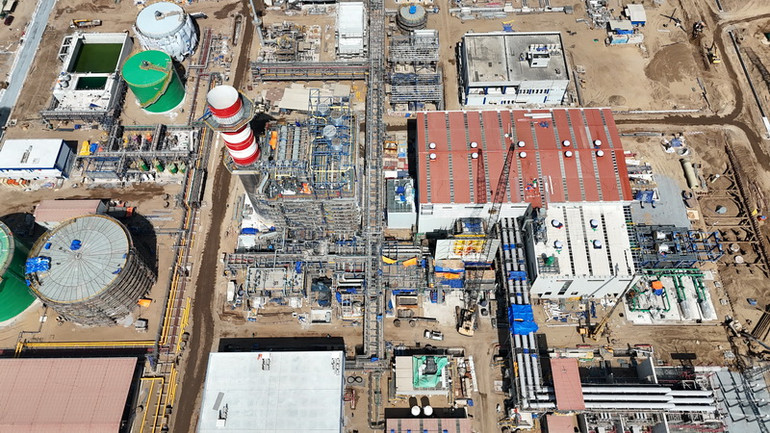 Nhà máy nhiệt điện Nhơn Trạch 3, 4 đã thi công đạt 85% khối lượng.