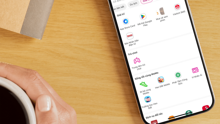 Cổng đọc báo Nhân Dân điện tử trên ứng dụng MoMo