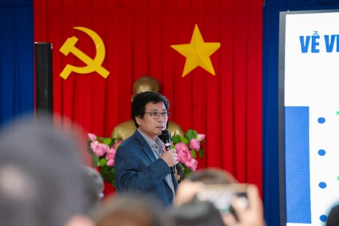 Ông Lê Hoàng Minh chia sẻ về cách Vinamilk ứng dụng kinh tế tuần hoàn vào nông nghiệp để phát triển bền vững, hướng đến Net Zero.