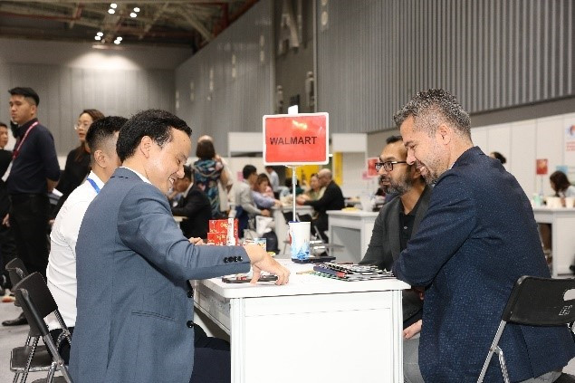 Vinamilk và nhiều nhà mua hàng, chuỗi phân phối lớn đã gặp gỡ 1:1 để tìm kiếm các cơ hội giao thương.