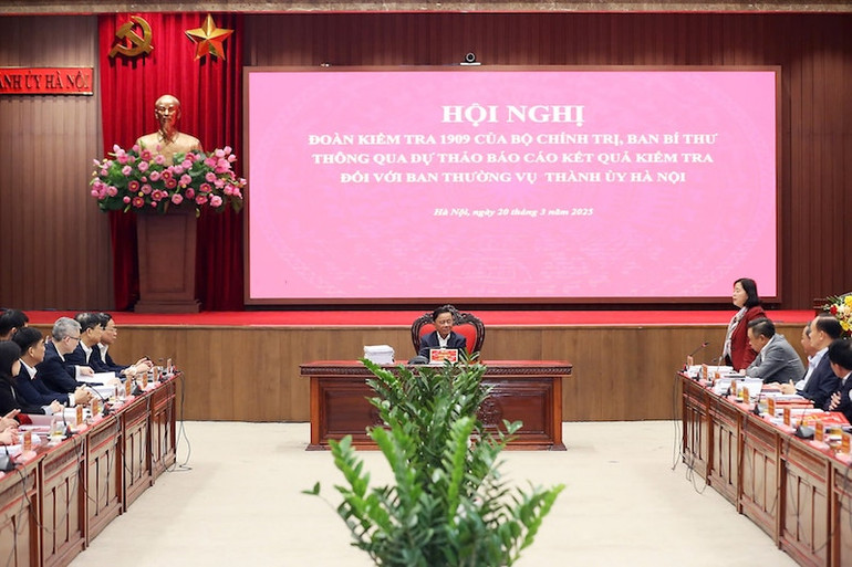 Quang cảnh hội nghị sáng 20/3.