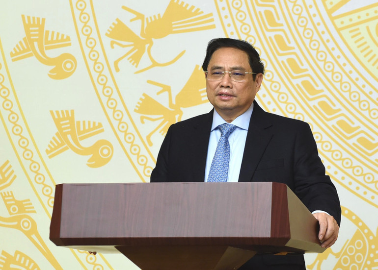 Thủ tướng Phạm Minh Chính phát biểu chỉ đạo Hội nghị. Thủ tướng Phạm Minh Chính phát biểu chỉ đạo Hội nghị.