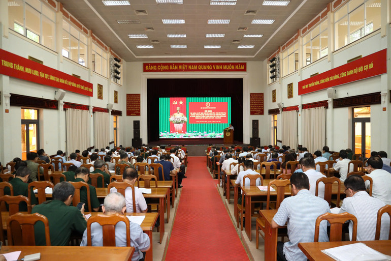 Toàn cảnh Hội nghị tuyên truyền kỷ niệm 50 năm Ngày Giải phóng miền nam.