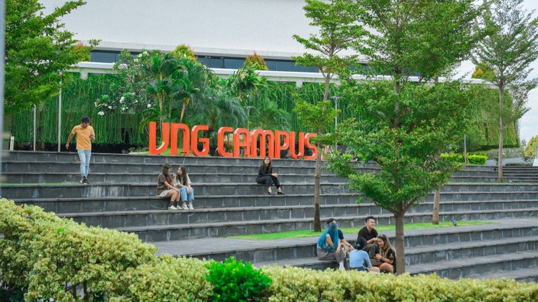 Trụ sở VNG Campus tại Quận 7, thành phố Hồ Chí Minh. Ảnh: VNG