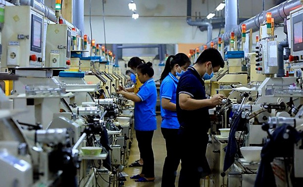 Giá trị tăng thêm toàn ngành công nghiệp quý I/2024 tăng 6,18% so cùng kỳ năm trước. Nguồn: TTXVN