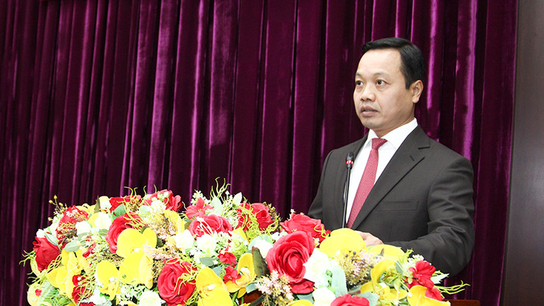 Tân Bí thư Tỉnh ủy Vĩnh Long Trần Tiến Dũng.