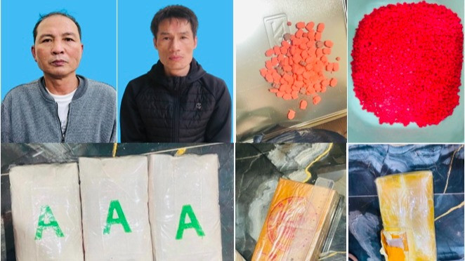 Tội phạm ma túy cùng số tang vật ma túy bị công an Hải Phòng bắt giữ. Tội phạm ma túy cùng số tang vật ma túy bị công an Hải Phòng bắt giữ.