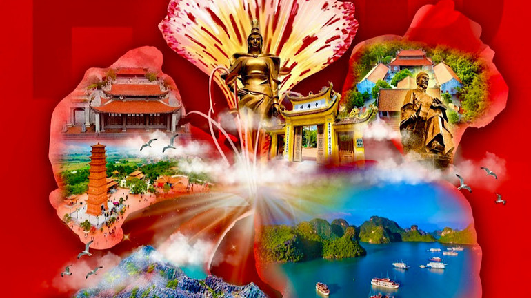 Chủ đề của Lễ hội là "Hải Phòng-Bừng sáng miền di sản".