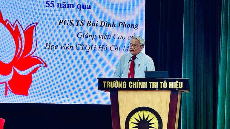 Các chuyên gia, nhà nghiên cứu phát biểu tại hội thảo.