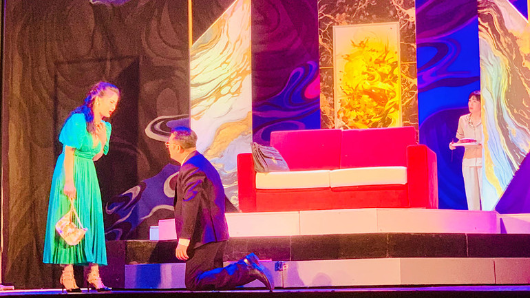 Một cảnh trong vở diễn.