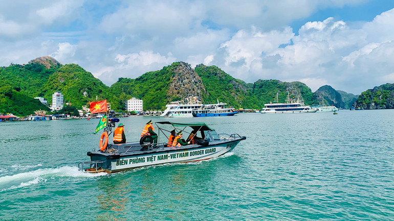 Lực lượng Bộ đội Biên phòng Hải Phòng đã tích cực triển khai các biện pháp phòng, tránh bão số 3.