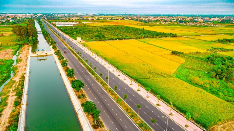 Nông thôn Kiến Thụy khởi sắc. (Ảnh: VHTT Kiến Thụy)