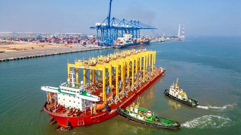 Trong Khu Kinh tế ven biển phía nam Hải Phòng sẽ phát triển cảng biển và dịch vụ logistics hiện đại. (Ảnh minh họa)