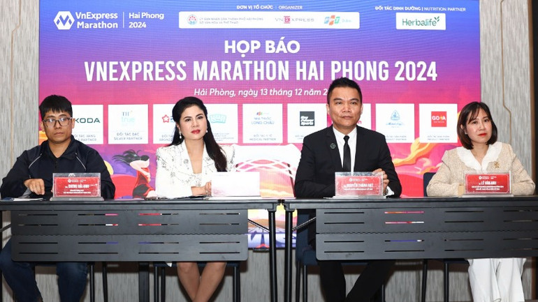 Ban Tổ chức VnExpress Marathon Haiphong 2024 giới thiệu về giải. Ban Tổ chức VnExpress Marathon Haiphong 2024 giới thiệu về giải.