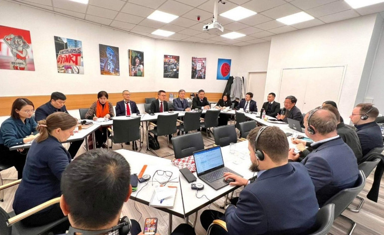 Toàn cảnh Đối thoại Chính sách lần thứ 4 giữa Đảng Cộng sản Việt Nam và Đảng Cánh tả Đức.