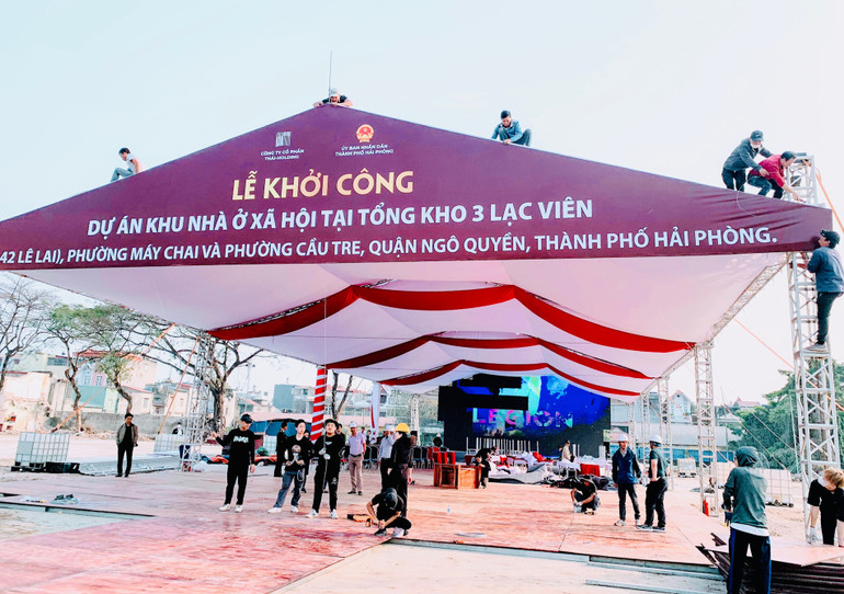 Công tác chuẩn bị khởi công đang được khẩn trương hoàn thành.