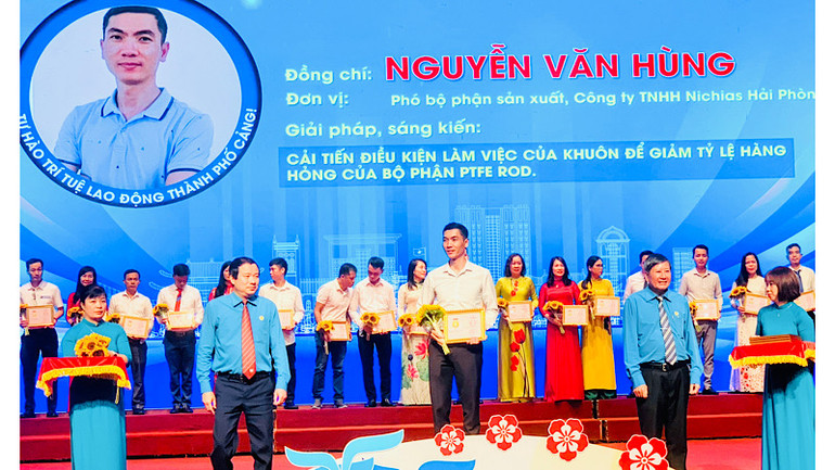 Phong trào "Lao động giỏi, lao động sáng tạo" lan tỏa mạnh mẽ trong công nhân lao động Hải Phòng.