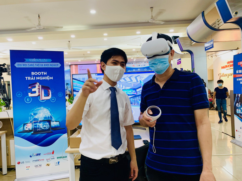 Trải nghiệm thực tế ảo tại Sở Khoa học và Công nghệ Hải Phòng