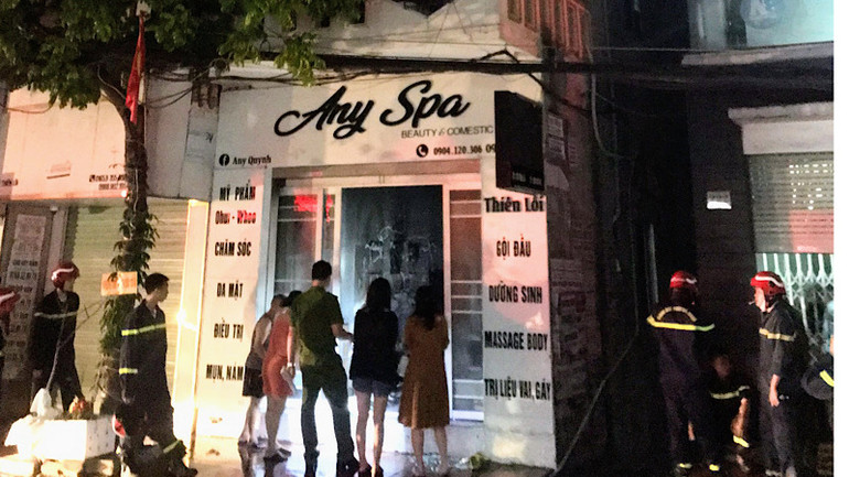 Nơi vụ cháy xảy ra lúc rạng sáng 21/8.