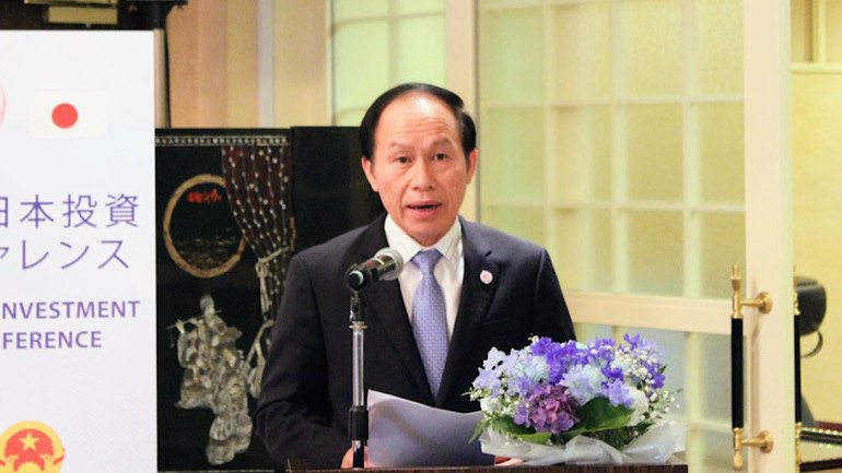 Ủy viên Trung ương Đảng, Bí thư Thành ủy Hải Phòng Lê Tiến Châu phát biểu tại hội nghị.