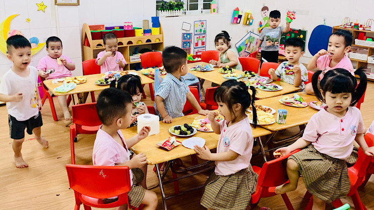 Đối với giáo dục mầm non có 18 tuần thực học kỳ I và 17 tuần thực học kỳ II.