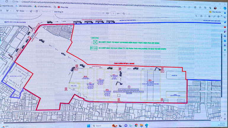Mặt bằng phục vụ dự án nhà ở xã hội cần được giải phóng.