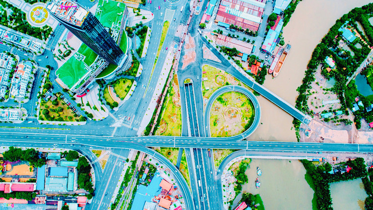 Dự án công viên cây xanh nút giao Nam cầu Bính.