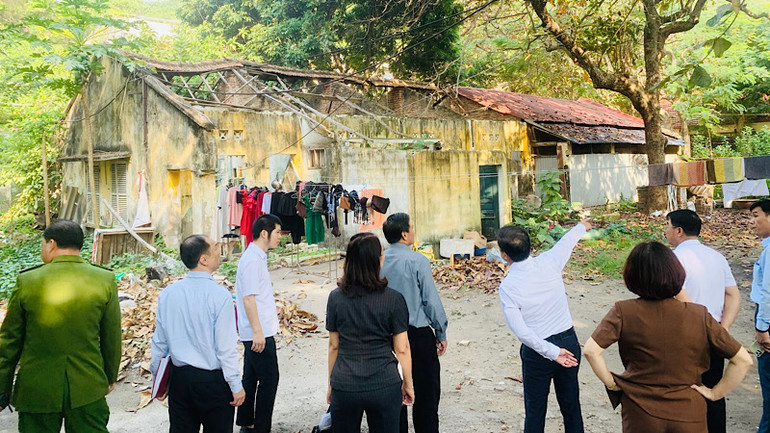 Nhiều diện tích đất trong khu du lịch bị bỏ hoang.