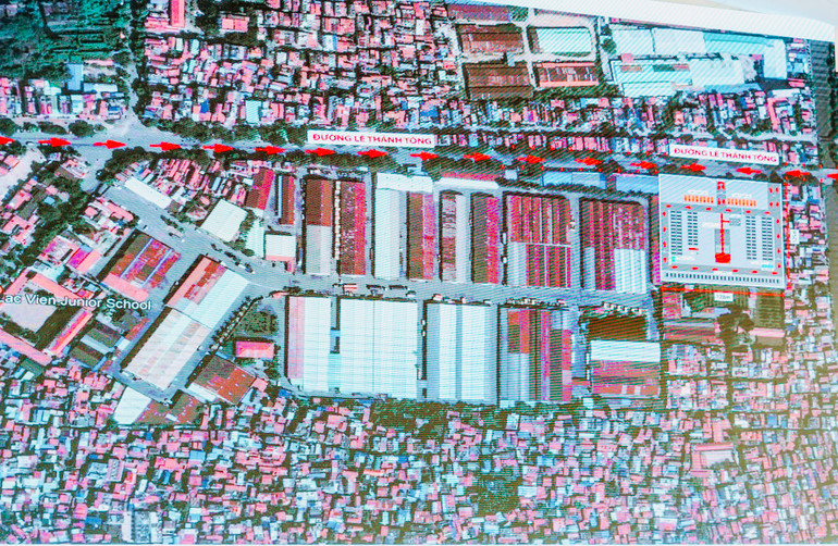 Khu nhà ở xã hội sẽ sử dụng toàn bộ diện tích của Tổng kho 3 Lạc Viên cũ.