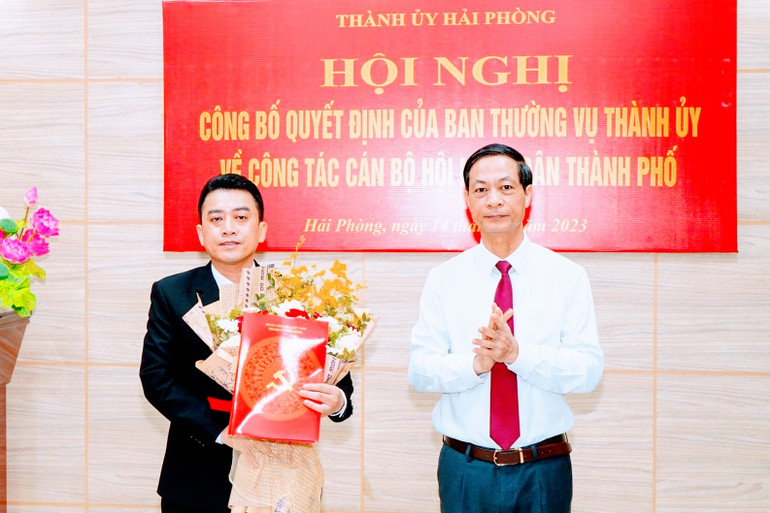 Đồng chí Trần Quang Tường được chỉ định giữ chức vụ Bí thư Đảng đoàn Hội Nông dân thành phố Hải Phòng, nhiệm kỳ 2018-2023.