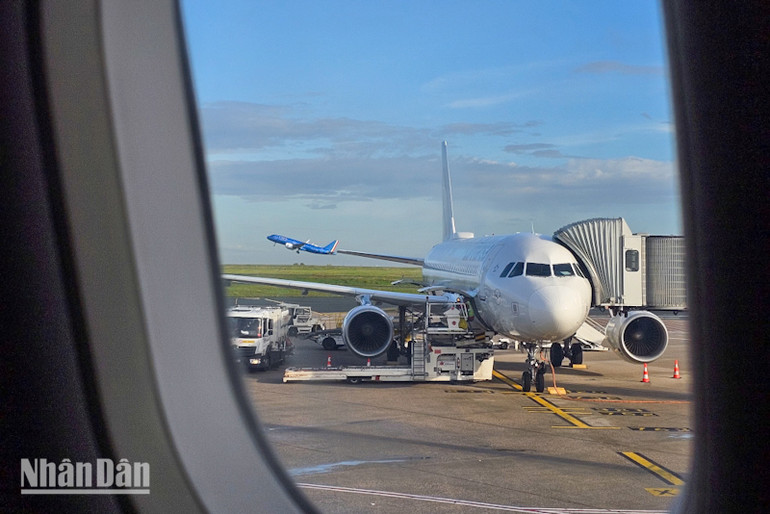 Lượng hành khách xuất phát đi quốc tế, du lịch tới Pháp hoặc trung chuyển qua Pháp bằng đường hàng không đã tăng đáng kể trong 5 năm qua. (Ảnh: MINH DUY)