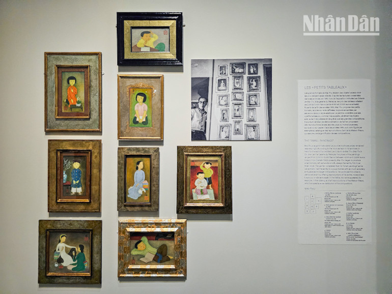 Nét bút hồn nhiên, trong sáng trong từng tác phẩm của Mai Trung Thứ. (Ảnh: MINH DUY)