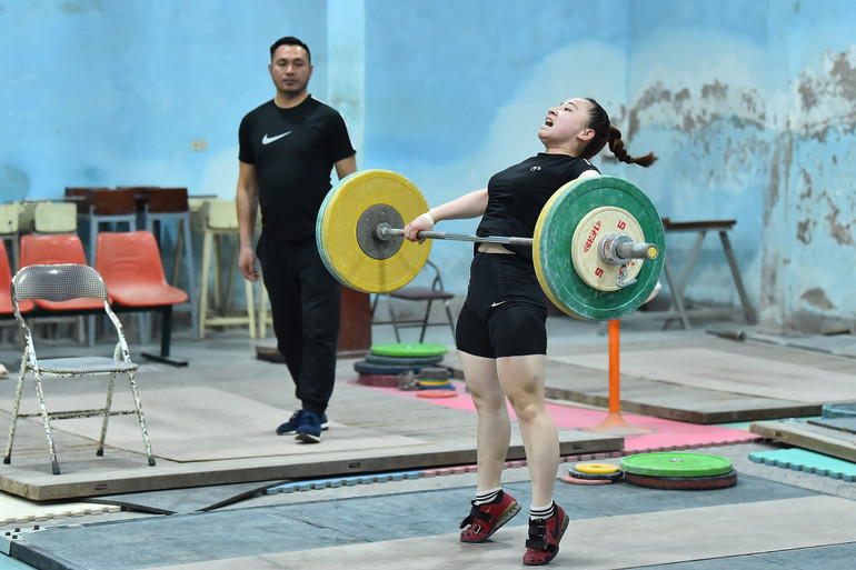 Đội tuyển cử tạ Việt Nam sở hữu tiềm năng giành vàng tại ASIAD 19. Ảnh: Mỹ Hà