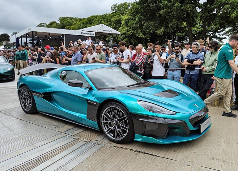 Rimac Nevera thu hút sự chú ý tại Festival of Speed.