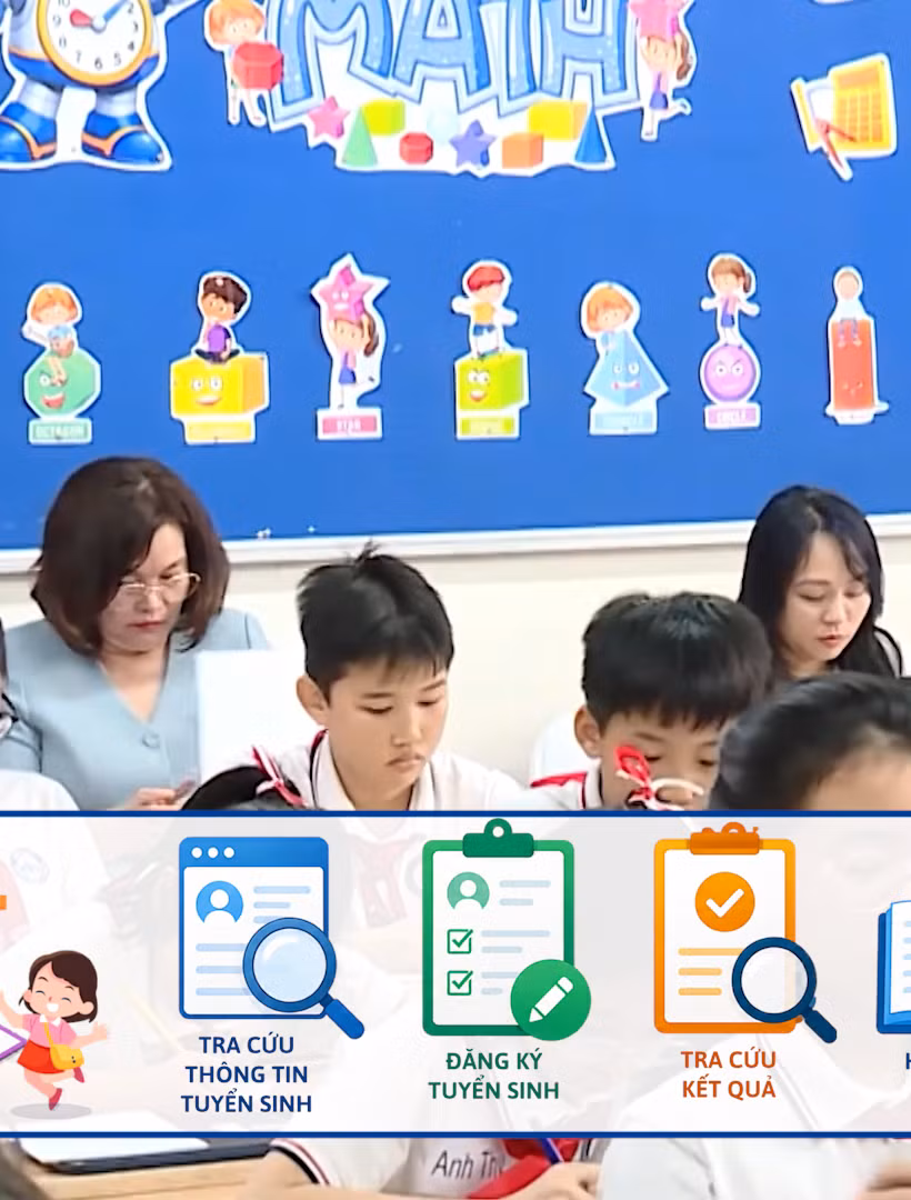 [Video] Hà Nội thử nghiệm tuyển sinh đầu cấp trực tuyến tích hợp bản đồ số GIS