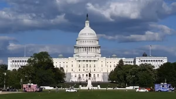 Trụ sở Quốc hội Mỹ ở Washington, D.C. (Ảnh: THX/TTXVN) 