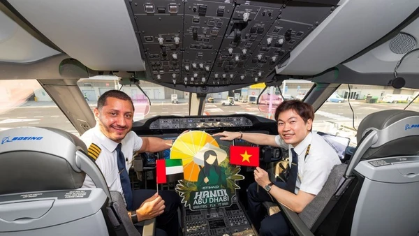 Etihad khai trương đường bay thẳng Hà Nội-Abu Dhabi, mở rộng kết nối Việt Nam và Trung Đông. (Ảnhh: TRUNG HIẾU)
