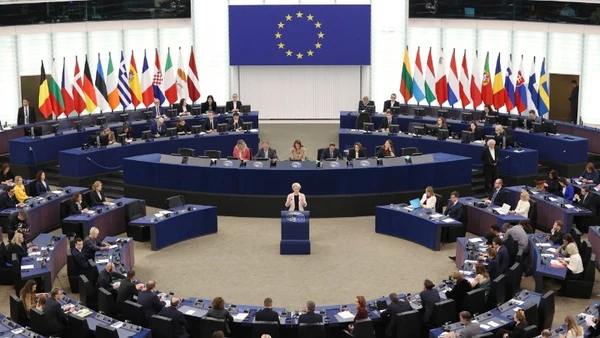 (Tư liệu) Toàn cảnh một phiên họp Nghị viện châu Âu (EP) ở Strasbourg, Pháp. (Ảnh: THX/TTXVN)