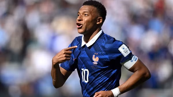 Cầu thủ Kylian Mbappe (đội tuyển Pháp) ăn mừng chiến thắng trong một trận đấu của World Cup 2026 (Ảnh: FIFA) 