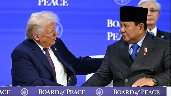 Tổng thống Mỹ Donald Trump và Tổng thống Indonesia Prabowo Subianto. (Ảnh: Jakarta Post)